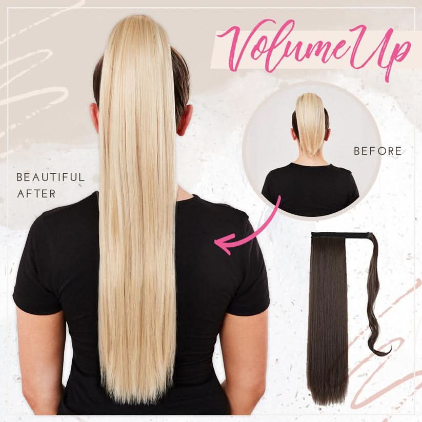 Glamorous ponytail extension for a chic look 