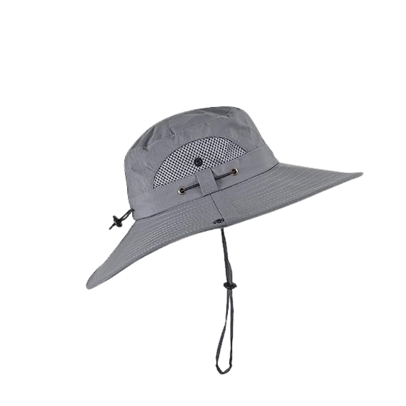 Hat med integreret solcelleventilator 