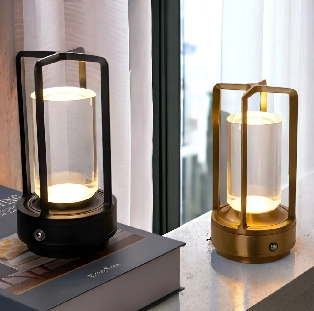 Lampe de table LED scandinave – Éclairage élégant et portable