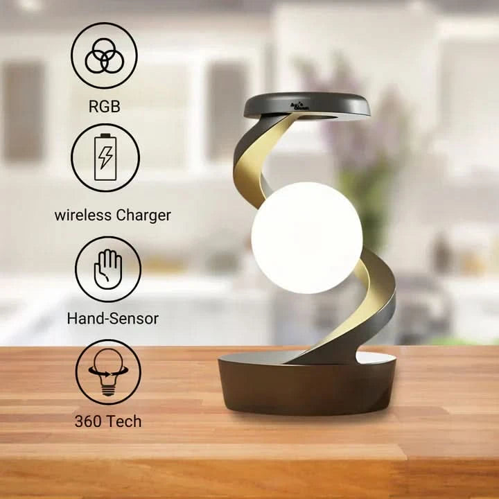 Lampă LED de design cu încărcător wireless integrat 