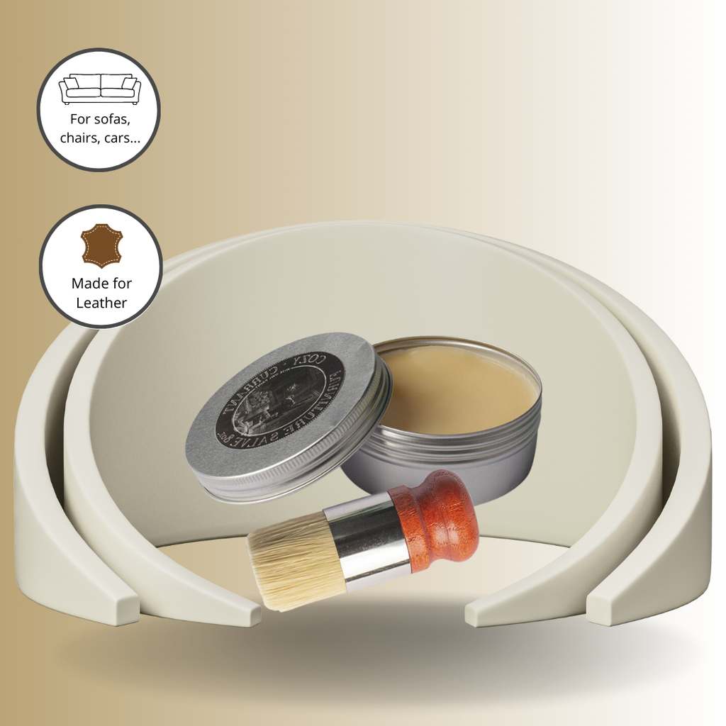Natural Balm Revives & Protects Leather 65ml 