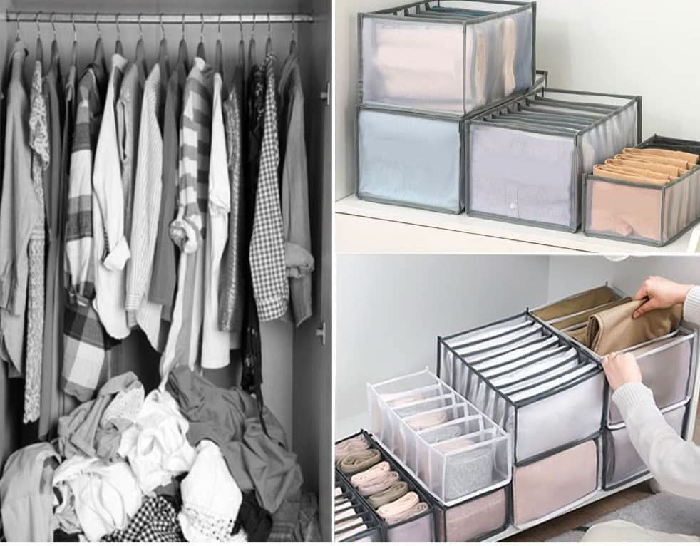 Kit opbergdozen om je lades te organiseren (x3) 