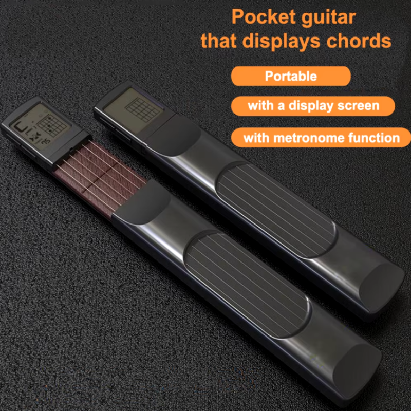 Portable guitar neck for practicing anywhere 