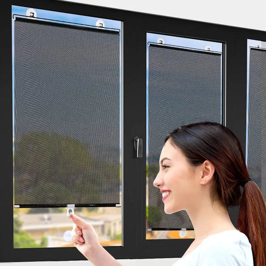 Parasolar Anti-UV cu Ventuze Fără Puncte de Perforare