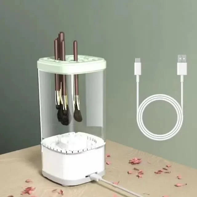 Electric brush cleaner, quick and efficient 