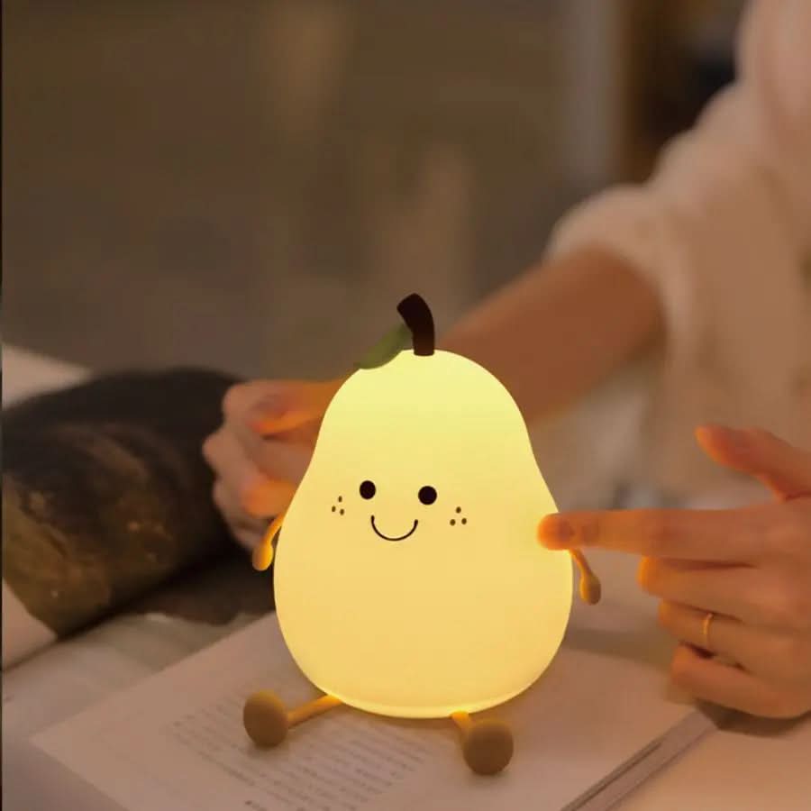 Rechargeable silicone night light for children 