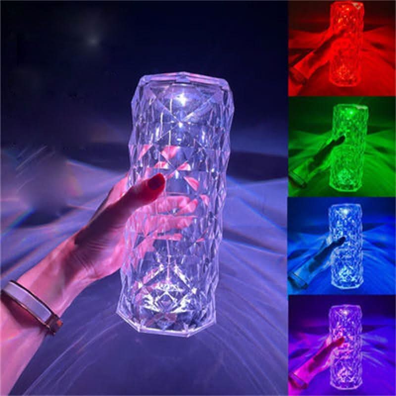 Dekorative LED-Lampe im Kristallstil 