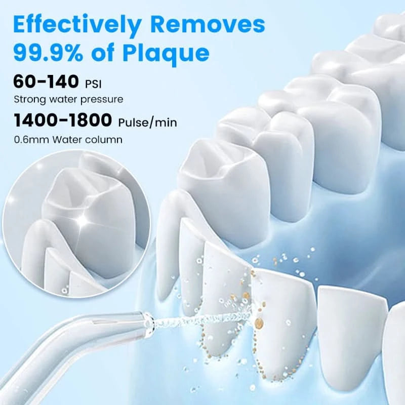 Hydropulse recarregável para cuidados dentários 