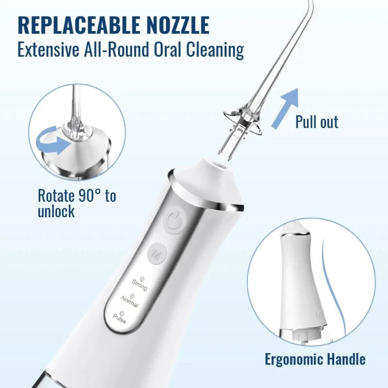 Hydropulse recarregável para cuidados dentários 