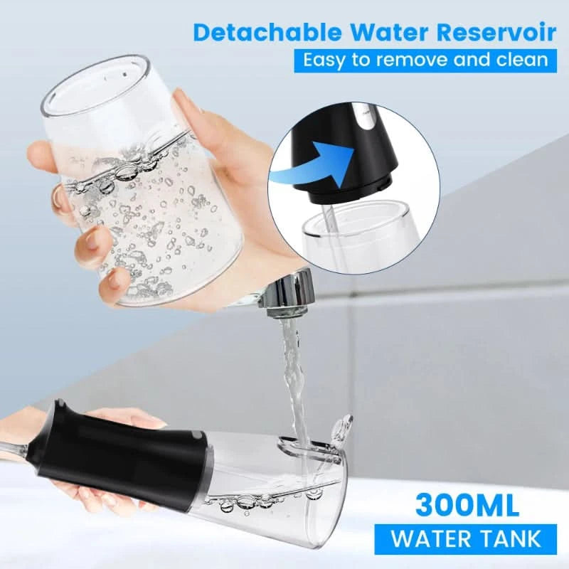 Hydropulse recarregável para cuidados dentários 