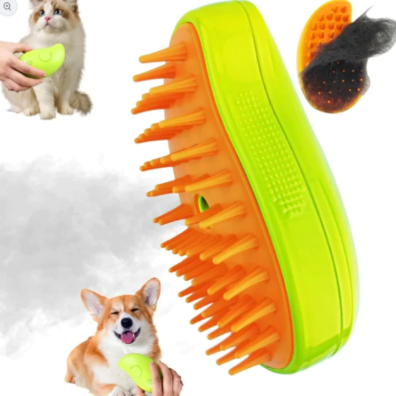 Multifunctional steam brush for perfect grooming of your pet 