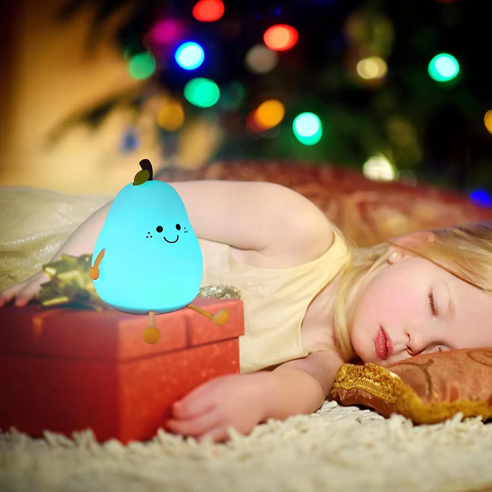 Luce notturna in silicone ricaricabile per bambini 