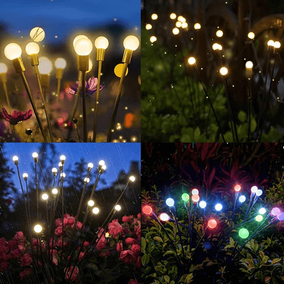 Lampade da giardino con lucciole 
