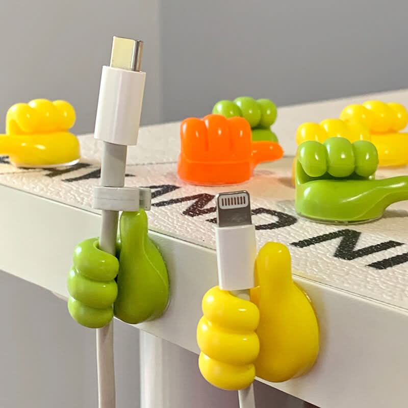 Clever Haken für Kabel, Bürsten, Kopfhörer und mehr (x10) 