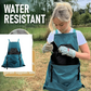 Praktische Garten-Schürze mit großer Ernte-Tasche 
