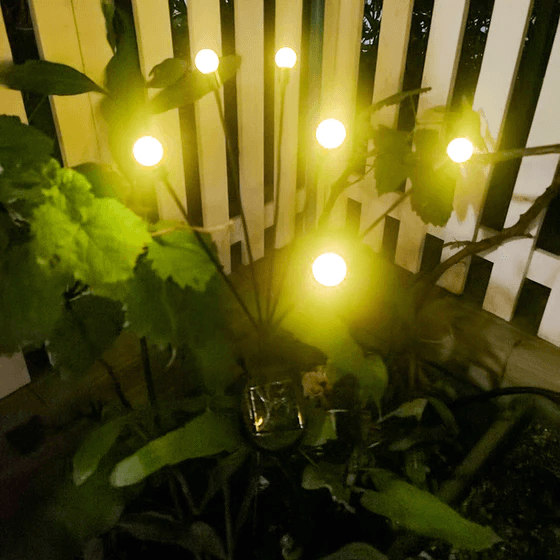 Lampade da giardino con lucciole 