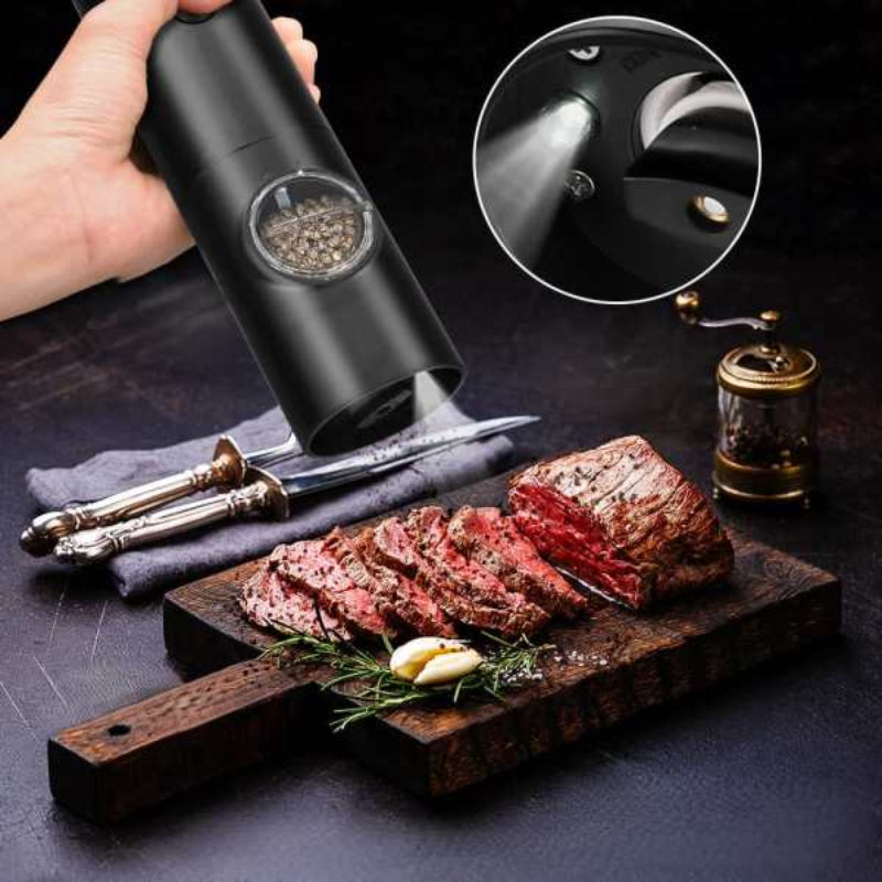 Electric LED Mill – Precise seasoning with one hand 