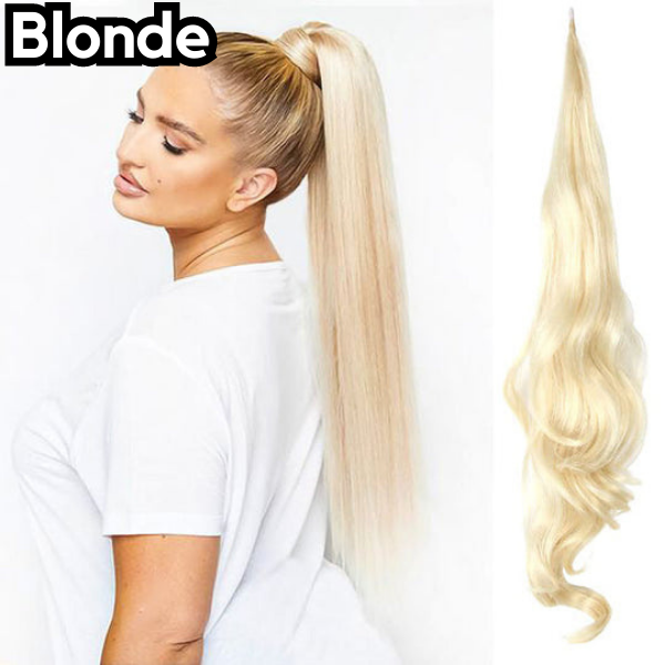 Glamorous ponytail extension for a chic look 