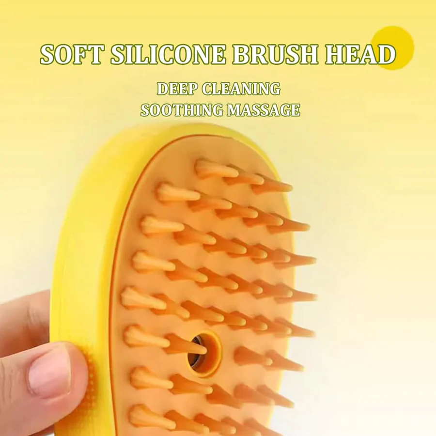 Multifunctional steam brush for perfect grooming of your pet 